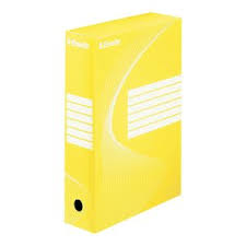 Pudełka archiwizacyjne ESSELTE BOXY 100 mm, żółte